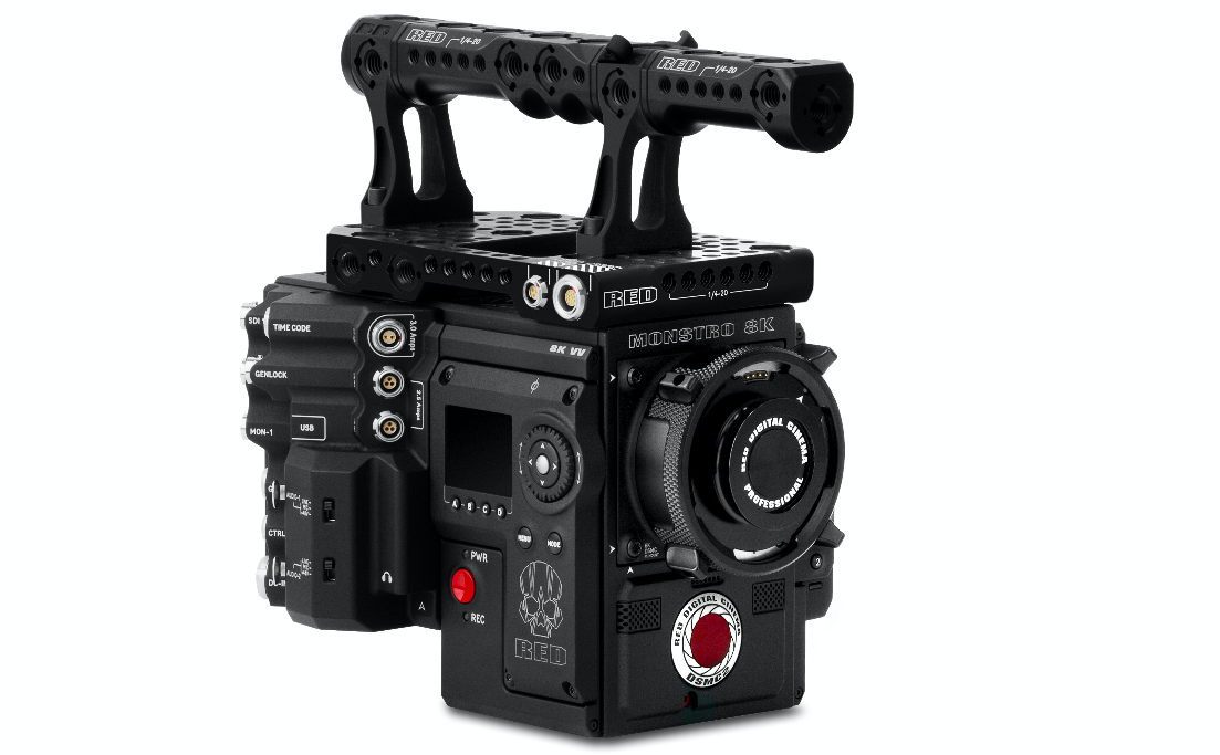 The RED Monstro shoots 8K video with frame rates up to 60fps and a full-sized image sensor that will set you back over $40K.